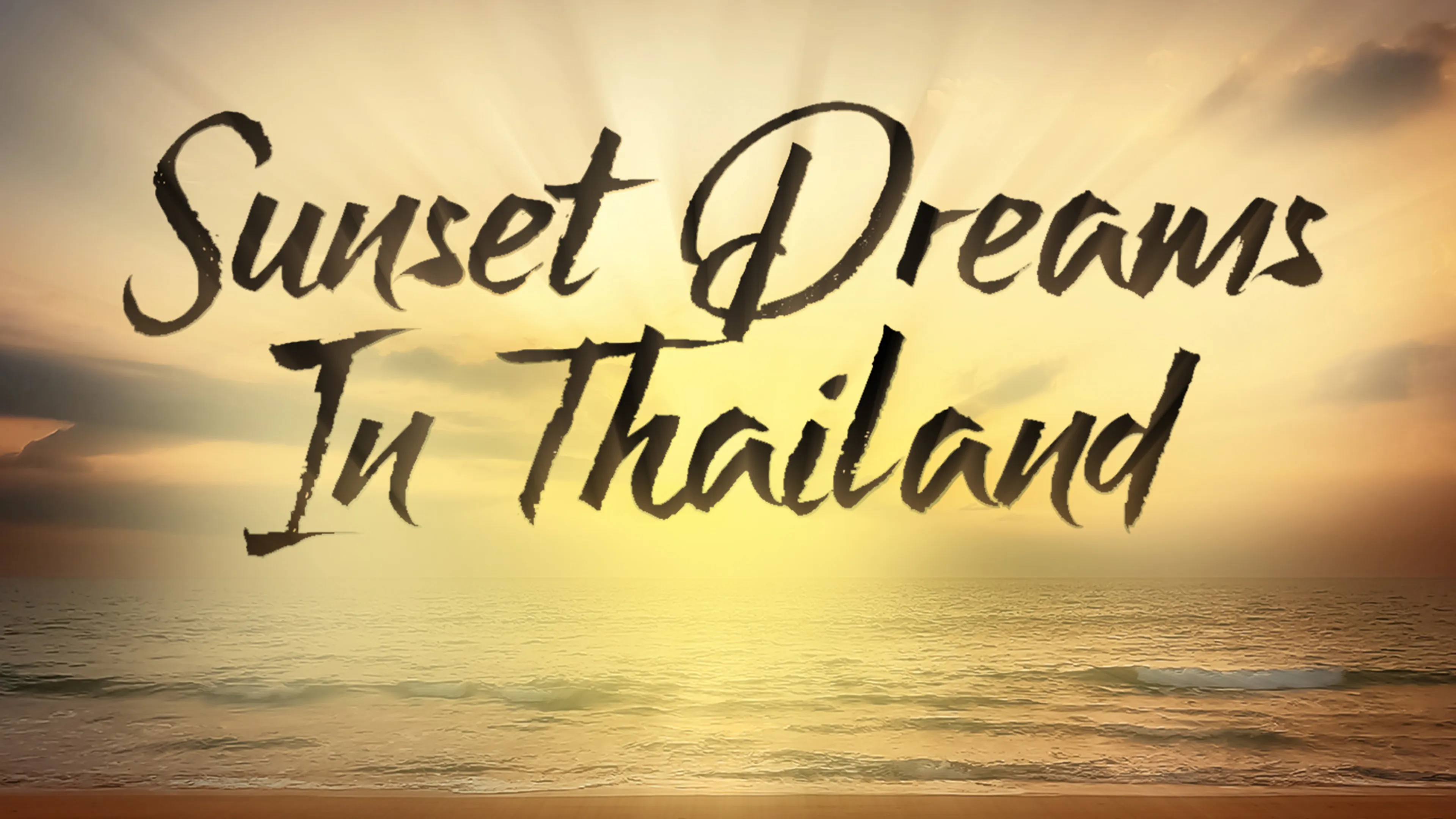Sunset Dreams In Thailand poster